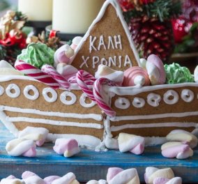 Γιορτινές γαστρονομικές δημιουργίες από τον Άκη Πετρετζίκη - Χριστουγεννιάτικο καράβι 