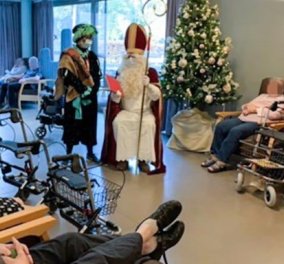 Άι Βασίλης – «φονιάς»:  Πήγε να μοιράσει δώρα & κόλλησαν 75 άτομα σε γηροκομείο στο Βέλγιο  (Φωτό) 
