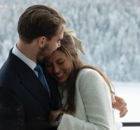 Αγκαλιά & ερωτευμένοι: Η πρώτη φωτογραφία που ανέβασε η Νίνα Φλορ από τον γάμο της με τον πρίγκιπα Φίλιππο – “Μόλις παντρευτήκαμε” (Φωτό) 