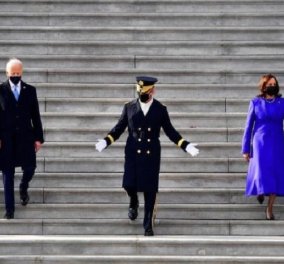 Γιατί φόρεσαν μωβ οι κυρίες στην ορκωμοσία; - Συμβολίζει την ενότητα, είναι το βασιλικό χρώμα & προσδίδει επισημότητα (φώτο) 