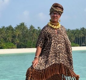 Μόνο ο Λάκης Γαβαλάς! Το ταξίδι του στις Μαλδίβες -  Η απίθανη γκαρνταρόμπα του γκουρού της μόδας (φωτό)
