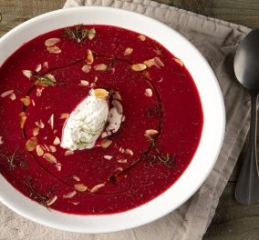 Κατακόκκινη & πεντανόστιμη : Η βελουτέ σούπα με  παντζάρι του Άκη τα έχει όλα - Υπέροχη γεύση - εντυπωσιακό χρώμα 