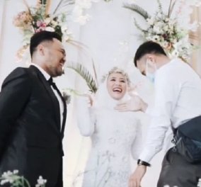 Η νύφη αφήνει άναυδο τον γαμπρό και τους συγγενείς: Ζητάει να φιλήσει για τελευταία φορά τον πρώην της (βίντεο)