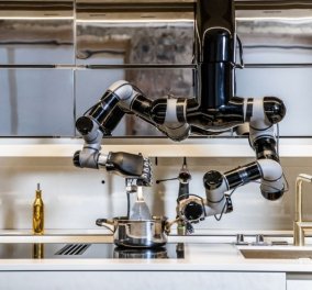  Γεύσεις απ' το μέλλον: Την λένε Moley Kitchen είναι ρομπότ & είναι έτοιμη να σας ετοιμάσει το βραδινό φαγητό - Χέρι βοηθείας αξίας.... (φώτο-βίντεο) 