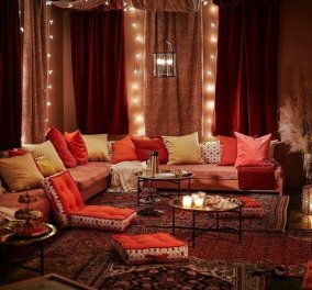 Διακόσμηση με άρωμα ανατολής: Δώστε στο σπίτι σας  την εξωτική ατμόσφαιρα από τις "Χίλιες & μια νύχτες" (φώτο)