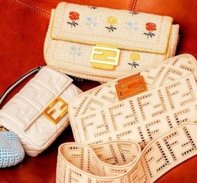 Οι ανοιξιάτικες τσάντες του Fendi: Μεταλλικά clutches σαν βιβλία και η θρυλική Baguette bag (φωτό & βίντεο)