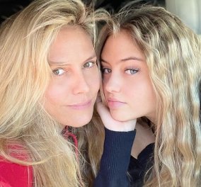 Απλά πανέμορφη η 16χρονη κόρη της Heidi Klum - Ποζάρει μαζί με την μαμά της χωρίς ίχνος μακιγιάζ (φωτό)