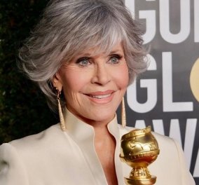 Τιμητικό βραβείο στην Jane Fonda: Ο λόγος της από την σκηνή των Golden Globes και το δυνατό μήνυμα που έστειλε (φωτό & βίντεο)