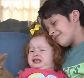 8χρονος ήρωας: Έσωσε την μικρή του αδερφή από πνιγμό - «Πάλι καλά που μου έμαθε να φωνάζω δυνατά» (βίντεο)