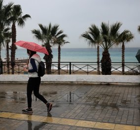  Άστατος ο καιρός σήμερα Κυριακή των Βαΐων: Που αναμένονται βροχές και καταιγίδες