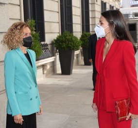 Φωτιά στα κόκκινα η βασίλισσα Λετίσια της Ισπανίας: Έφτασε στο Κογκρέσο αλλά… κάποιοι «έσπασαν» το πρωτόκολλο (φωτό & βίντεο)