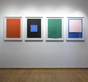 Ο Στήβεν Αντωνάκος με έργα - σταθμούς στην γκαλερί Citronne: Εκθέσεις - ατομικές εκθέσεις - γλυπτική - χαρακτική - εγκατάσταση - ζωγραφική (φωτό)