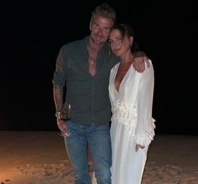 Έτσι γιόρτασε η Victoria Beckham τα 47α γενέθλιά της: Φωτιά στην παραλία, ο αγαπημένος της David και τα παιδιά τους (φωτό)