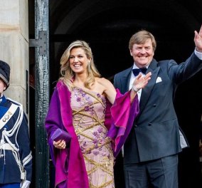 Με αφορμή τα 50α γενέθλια της βασίλισσας Μάξιμα της Ολλανδίας: Τα επίσημα φουστάνια της πιο πολύχρωμης royal - Κίτρινα, μπορντό, ροζ & πορτοκαλί (φωτό)