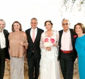 Γάμος Όλγας Κεφαλογιάννη - Μίνου Μάτσα: Η οικογενειακή φωτό με Μάκη και Ρούλα Μάτσα, Ελένη Κεφαλογιάννη και τον θείο Βαρδινογιάννη (βίντεο)