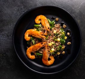 Αργυρώ Μπαρμπαρίγου:Φακές beluga με γαρίδες σωτέ - Εύκολη και φανταστική gourmet συνταγή για να εντυπωσιάσεις τα αγαπημένα σου πρόσωπα