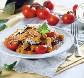 Μια γευστική πρόταση από τη Ντίνα Νικολάου: Ριγκατόνι Alla Norma - ένα ελαφρύ πιάτο με πλούσια διατροφική αξία