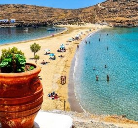 Greek summer 2021: Η @marylin.anagnostopoulou παρουσιάζει την παραλία Κολώνα στην Κύθνο - Οι Έλληνες φωτογράφοι προτείνουν