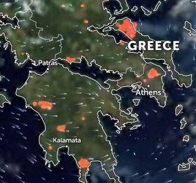 Φωτιές τώρα: Δείτε live εικόνα από δορυφόρο με τα πύρινα μέτωπα στην Ελλάδα - ζωντανά η εξέλιξη των πυρκαγιών 
