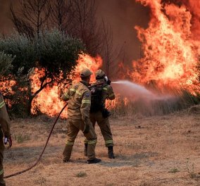 Φωτιά στην Ηλεία: Εγκλωβισμένοι 150 πολίτες στον Κλαδέο - Εκκενώνονται προληπτικά άλλες 10 κοινότητες (βίντεο)