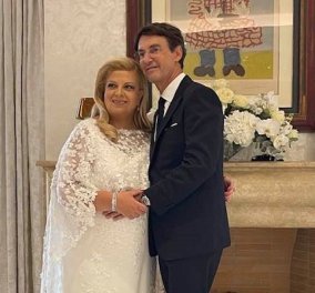 Κλέλια Χατζηιωάννου - Κωνσταντίνος Σκορίλας: Παντρεύτηκε η «πριγκίπισσα των τάνκερ» - η Άννα Βίσση τραγούδησε στη δεξίωση (φωτό)