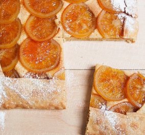 Ο Στέλιος Παρλιάρος προτείνει: Τάρτα πορτοκαλιού - το απόλυτο γλυκό για τις φθινοπωρινές & χειμωνιάτικες ημέρες