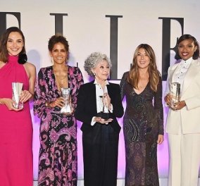 Το Elle τίμησε τις «Γυναίκες του Χόλιγουντ» για το 2021: Angelina Jolie, Halle Berry & Salma Hayek ανάμεσά τους (φωτό & βίντεο)