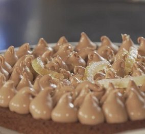 Στέλιος Παρλιάρος: Κρέμα namelaka - μια λαχταριστή τούρτα σοκολάτας γάλακτος με άρωμα λεμονιού