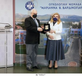 «Μαριάννα Β. Βαρδινογιάννη-ΕΛΠΙΔΑ»: Ο κορυφαίος καθηγητής Γιώργος Παυλάκης επισκέφθηκε την Ογκολογική Μονάδα Παίδων (φώτο)