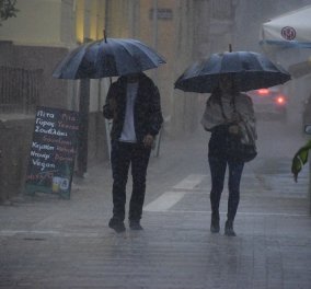 Καιρός: Βροχές, καταιγίδες και χαλάζι σήμερα Σάββατο - σε ποιες περιοχές χρειάζεται προσοχή 