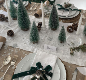 Χριστουγεννιάτικο τραπέζι 2021: Απίθανες ιδέες διακόσμησης για να δημιουργήσετε  το πιο γιορτινό art de la table! 