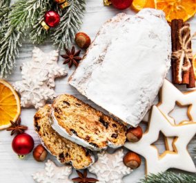 Η Αργυρώ Μπαρμπαρίγου μας γλυκαίνει: Στόλεν με πάστα αμυγδάλου - Χριστουγεννιάτικη συνταγή από Γερμανία