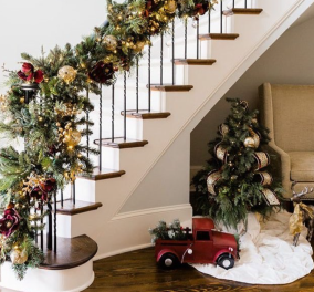 Χριστούγεννα 2021: Προτάσεις για να γιορτάσουν & οι σκάλες σας! – Στολίστε, διακοσμείστε & νιώστε την μαγεία (Φωτό)