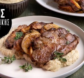  Άκης Πετρετζίκης: Γλυκόξινο χοιρινό και πουρές αγκινάρας - ένα απολαυστικό πιάτο για το γιορτινό τραπέζι (βίντεο)