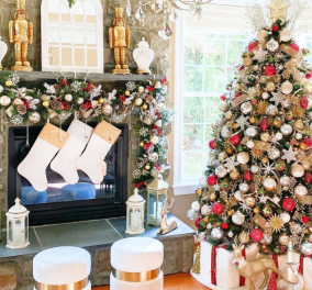Χριστούγεννα στο living room σας! - Ιδέες για να γεμίσει φως & γιορτινό χρώμα το σπίτι σας (Φωτό)