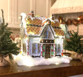 Διακοσμήστε το σπίτι σας με Χριστουγεννιάτικα μπισκοτόσπιτα - Εκτός από υπέροχη μυρωδιά, θα έχει και υπέροχο decor (φωτό)