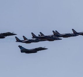 Στην Τανάγρα σήμερα τα πρώτα έξι Rafale της Πολεμικής Αεροπορίας - Η διέλευση τους πάνω από την Ακρόπολη (βίντεο)