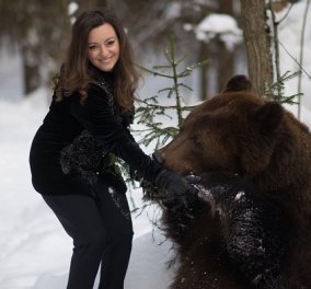 Η «αυτοκράτειρα» της Ρωσίας και οι αρκούδες - ατρόμητη η Rebecca Victoria Romanoff αλλά & ερωτευμένη με τον πρίγκιπά της (φωτό)