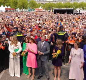 Ολλανδία - η γιορτή του Βασιλιά: Η Βασίλισσα Μάξιμα το γλέντησε με street dancing - φωτό και βίντεο 