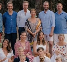 Family pic: Η βασιλική οικογένεια του Λουξεμβούργου ποζάρει για τα διπλά γενέθλια - του πατριάρχη μεγάλου Δούκα & του πρίγκιπα 