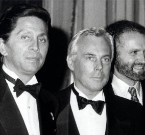 Giorgio Armani, Valentino Garavani, Gianni Versace: Όλη η μόδα της Ιταλίας σε μια vintage φωτογραφία