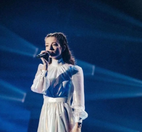 Eurovision 2022: Οι φωτογραφίες από την πρώτη πρόβα της Αμάντα Γεωργιάδη - Το νεραϊδένιο φόρεμά της 