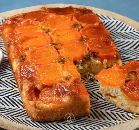 Αργυρώ Μπαρμπαρίγου: Πίτα με καραμελωμένα βερίκοκα - Λαχταριστή & άκρως καλοκαιρινή