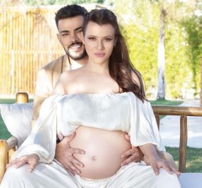 Σε πελάγη ευτυχίας Λάουρα Νάργες - Χρήστος Σαντικάι: Παντρεύτηκαν και έκαναν baby shower, λίγο πριν γίνουν γονείς (φωτό & βίντεο)