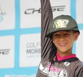 Πέταξε τελικά στους ουρανούς σαν αγγελάκι ο 8χρονος πρωταθλητής μοτοσυκλέτας Matthis Bellon -  ήταν σε κώμα μετά από ατύχημα (φωτό)