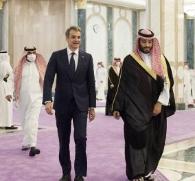 Στην Αθήνα ο Σαουδάραβας πρίγκιπας Μοχάμεντ Μπιν Σαλμάν: Συνάντηση με Μητσοτάκη - Οι συμφωνίες που θα υπογράψουν 