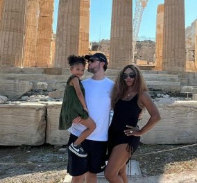 Διακοπές στην Ελλάδα η Σερένα Γουίλιαμς - Στην Ακρόπολη με τον δισεκατομμυριούχο Alexis Ohanian και την κόρη τους (φωτό & βίντεο)