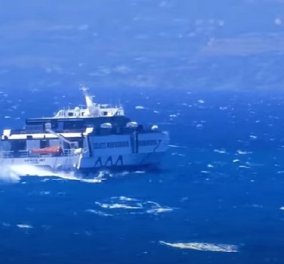 «Μάχη» με τους ισχυρούς ανέμους των Κυκλάδων εδωσε το Sifnos Jet - δείτε το εντυπωσιακό βίντεο