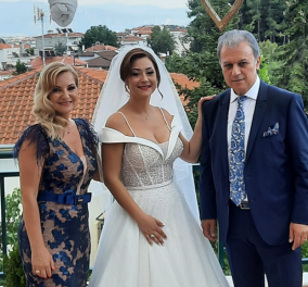 Ο Βουλευτής της ΝΔ Γιώργος Αμανατίδης πάντρεψε την κόρη του Εύη - Το υπέροχο νυφικό & η γαμήλια δεξίωση 