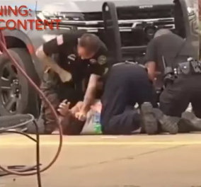 Σοκαριστικό βίντεο: Τρεις αστυνομικοί ρίχνουν άνδρα στο έδαφος και τον πλακώνουν στο  ξύλο – Προσοχή υπάρχουν σκληρές εικόνες